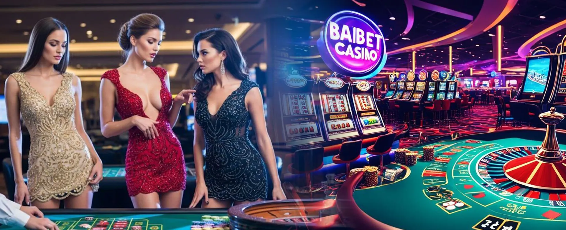 Luxurious buenasph online casino table games with spinning roulette wheel